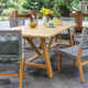 Seras 90'' Rectangular 6 - Person Outdoor Dining Set
