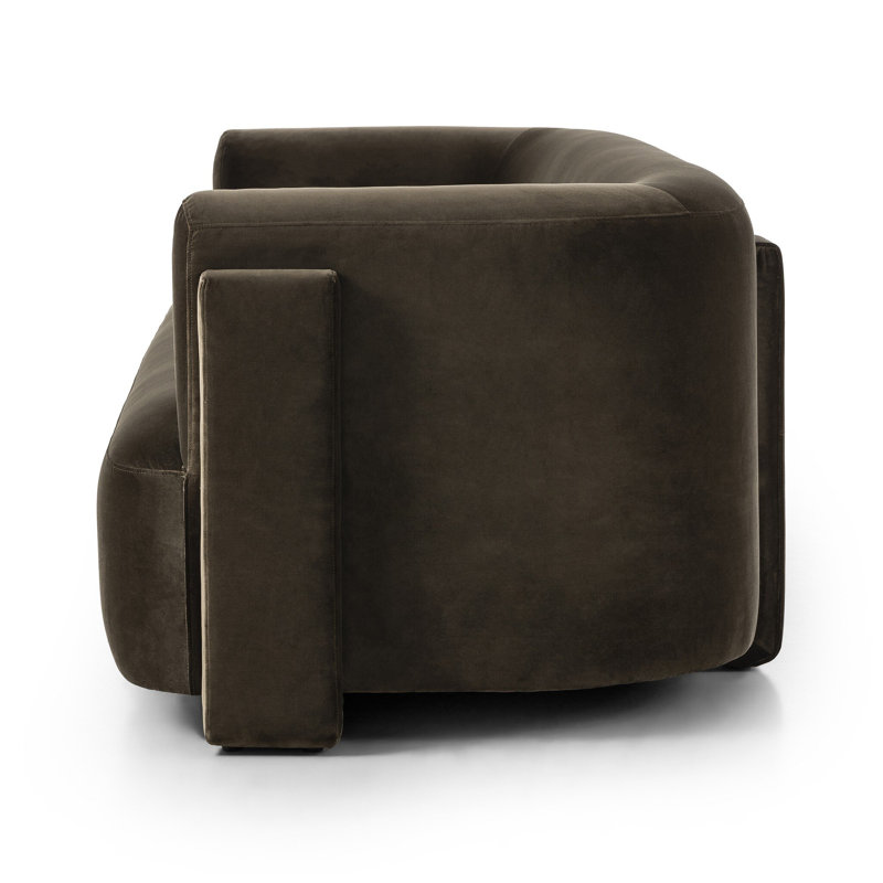 Hartley 95" Sofa, Surrey Olive Velvet