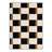 Liadan Monochrome Checkered Machine Washable Biege / Brown / Black Indoor Area Rug with Non-Slip Backing-128992209