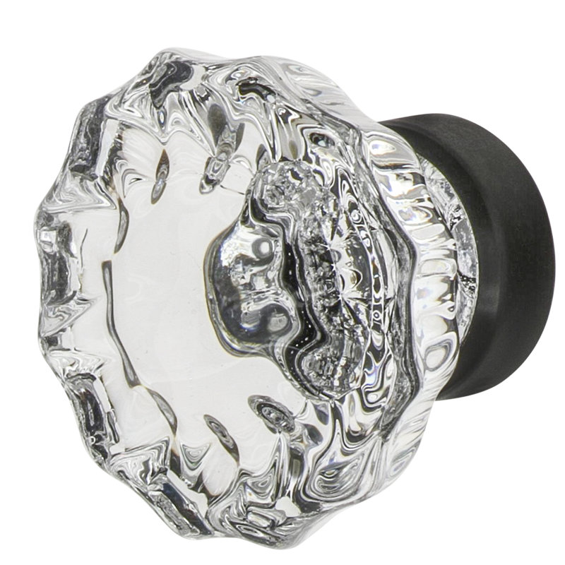 Crystal 1 3/8" Cabinet Knob, Timeless Bronze