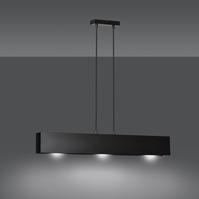 Zio 3 - Light Kitchen Island Pendant, Black
