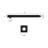 16" Wall Mounted Shower Arm With Flange-122461450
