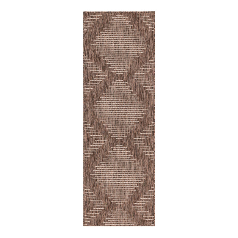 Everyn Striped Indoor / Outdoor Rug, Runner 2' x 6'