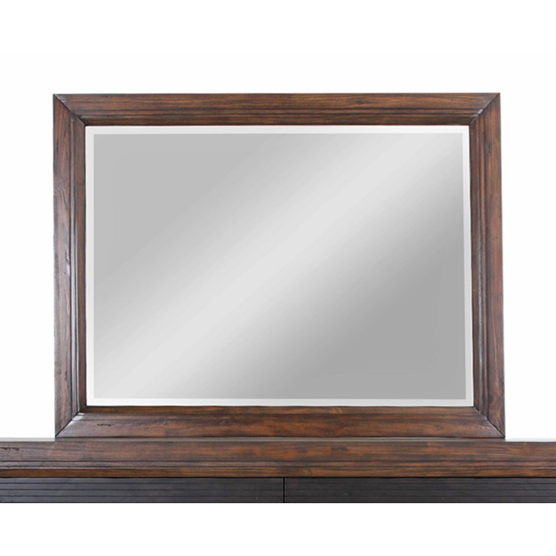 Miroir d'intérieur, miroir, cadre en bois pour chambre à coucher