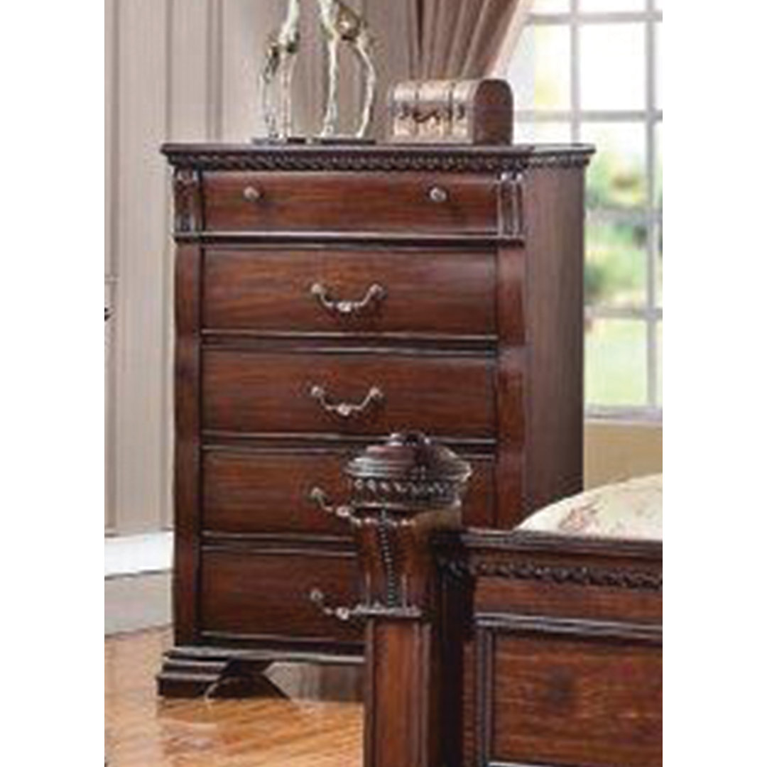 Aafrin 38'' W 5 - Drawer Dresser Lark Manor™