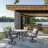Bozarth 4 - Person Patio Dining Set Umbrella Hole Included Round Table with Cushions Included-494882710