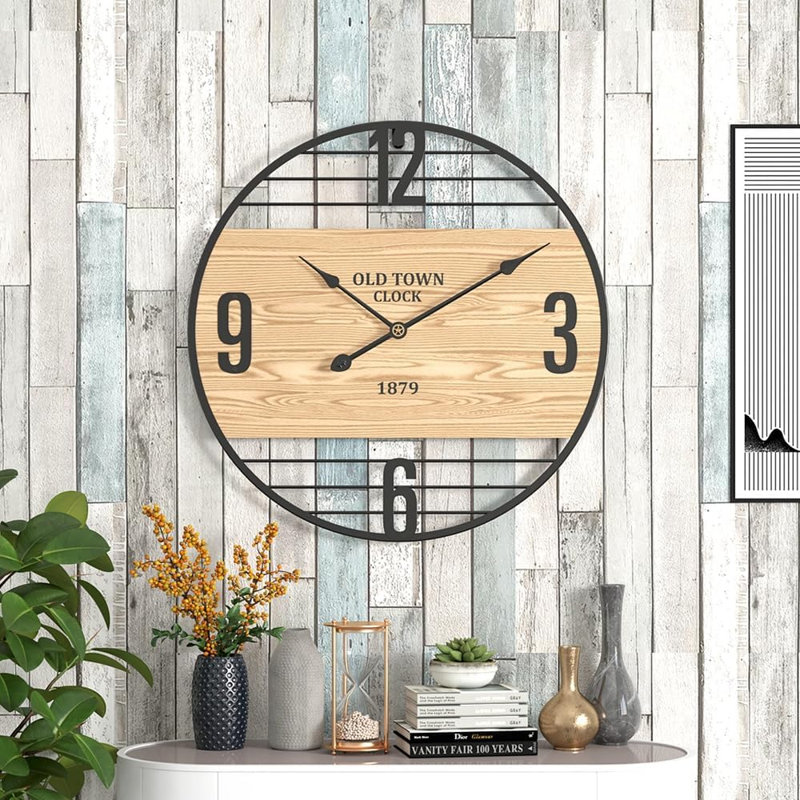 Aceston Metal Wall Clock