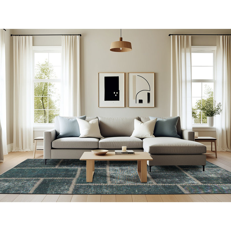 Abstract Indoor Rug, Rectangle 6' x 9'