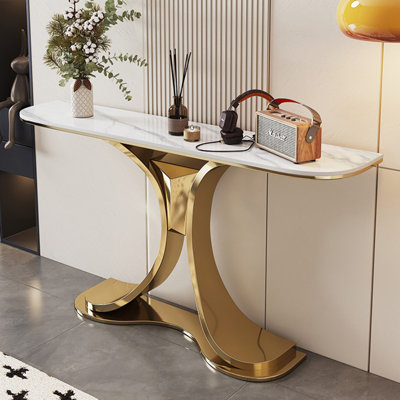 Simple and modern console table