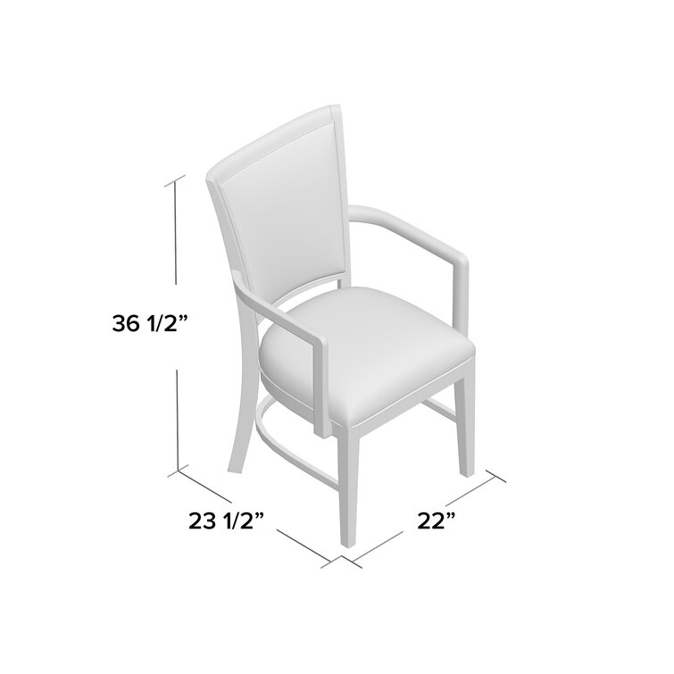 Upholstered King Louis Back Arm Chair Fairfield Chair Leg Color: Tobacco, Upholstery Color: 8789 Juniper