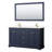 Avery 60'' Double Bathroom Vanity with Marble Top with Mirror-97831853-97831851-97831857