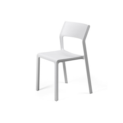 Wynward Stacking Patio Dining Side Chair with Cushion