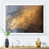 Toile blanche avec cadre photo