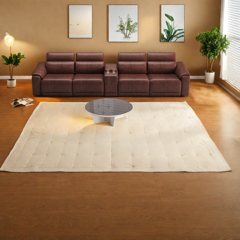 Canapé modulaire moderne, polyester respirant, confort réglable, salon