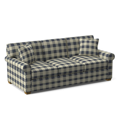 Bedford 86" Rolled Arm Sofa with Reversible Cushions