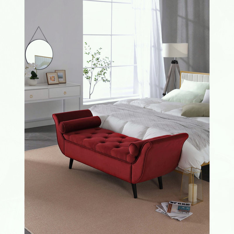 Banc de rangement Mid-Century