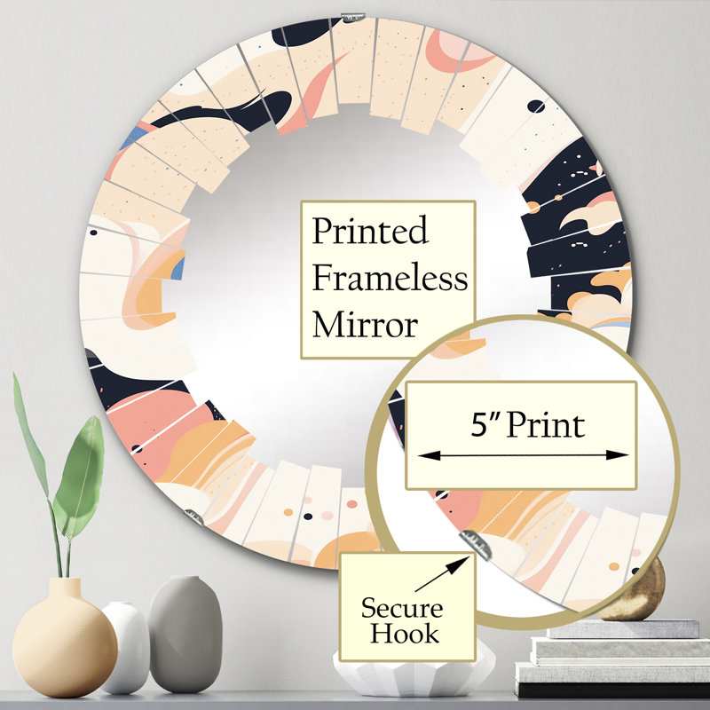 Miroir mural Bellarine, 24 po x 24 po