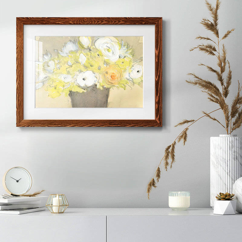 Table Bouquet II - impression d'un seul cadre photo, H 26 po x l 38 po, Érable