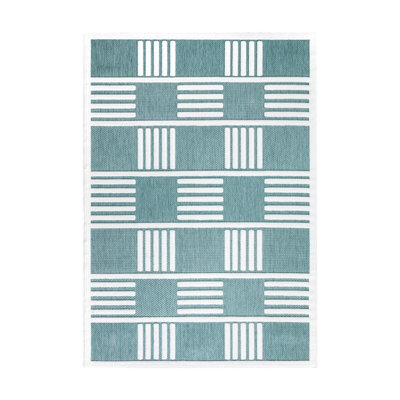 Maxat Geometric Berber Indoor / Outdoor Area Rug