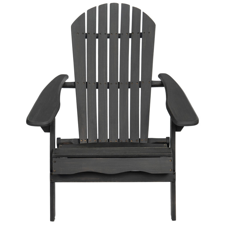 Malibu Adirondack Chair For Patio, Dark Gray
