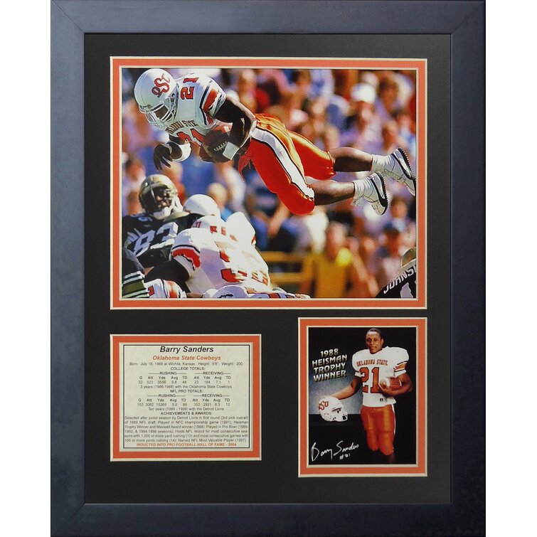 Framed On Paper Memorabilia