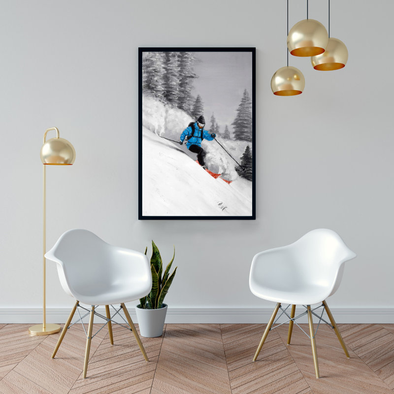 " Man Skiing In Mountain "
