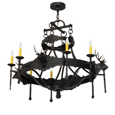 Stag 8 - Light Chandelier
