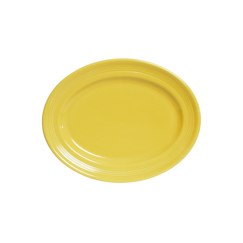 Plateau Concentrix, Jaune safran, H 0,75 po x l 9,75 po x P 6,5 po