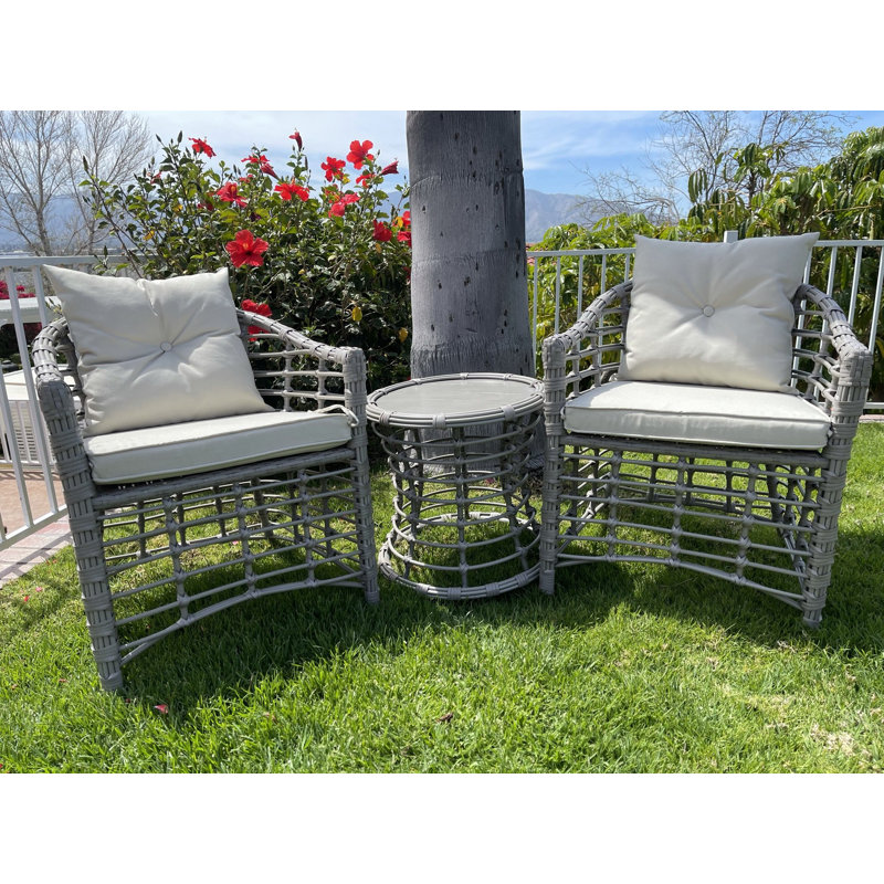 2 - Person Patio Conversation Sets with Cushions