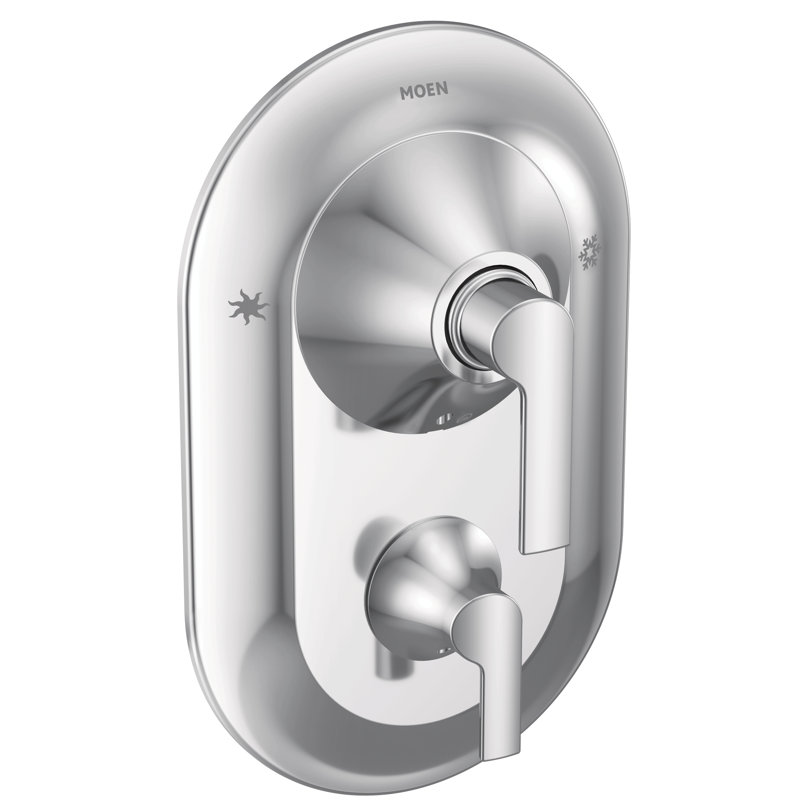 Doux Posi-Temp with Built-in 3-Function Transfer Valve Trim Kit, Chrome