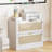 31.1"W Rattan File Cabinet With 2 Drawer & Lock-1872858602