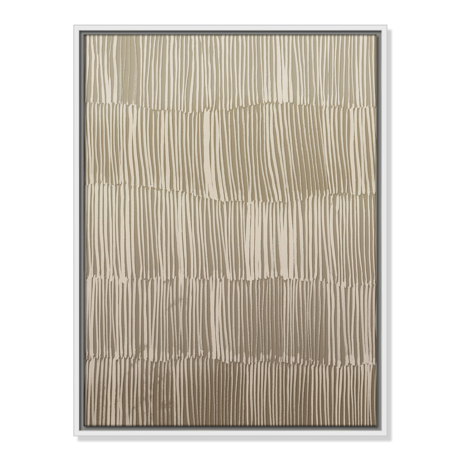 Linear Calm I Print by , 25.5" H x 19.5" W, White Floater