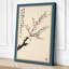 Plum Blossom Calligraphy Japandi - Wrapped Canvas-902839072-902839253