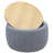 Round Storage Ottoman