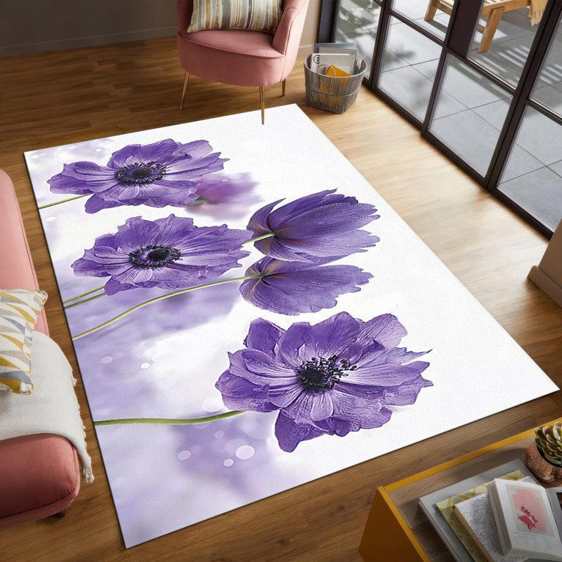 Non-Woven Thin Printed Rug Featuring Majestic Elephant Design in Neutral Tones Perfect for Adding a Touch of Exotic Elegance to Any Room in Your Home