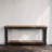 60" Long Solid Wood Console Table - Nature Narrow Sofa Wood Black-590042056-573064751