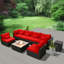 6 - Person Outdoor Seating Group With Cushions-105785570