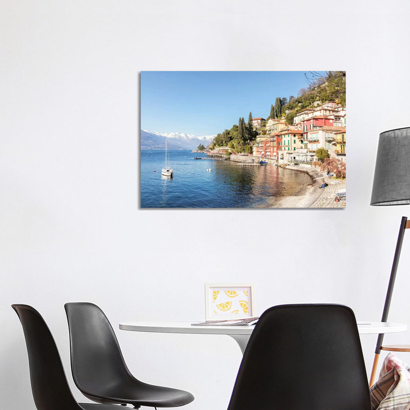 Varenna on Como Lake, Italy 1 Piece Wrapped Canvas Wall Art, 101.6 cm H x 66.04 cm W x 3.175 cm D