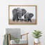 Animaux, safari, jungle, éléphant, maman, enfant, sur toile-93629663-93629664