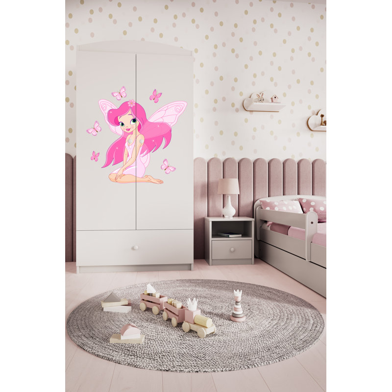 Cicero 2 Door Wardrobe, White