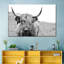 Vache solitaire sur toile-1678614595
