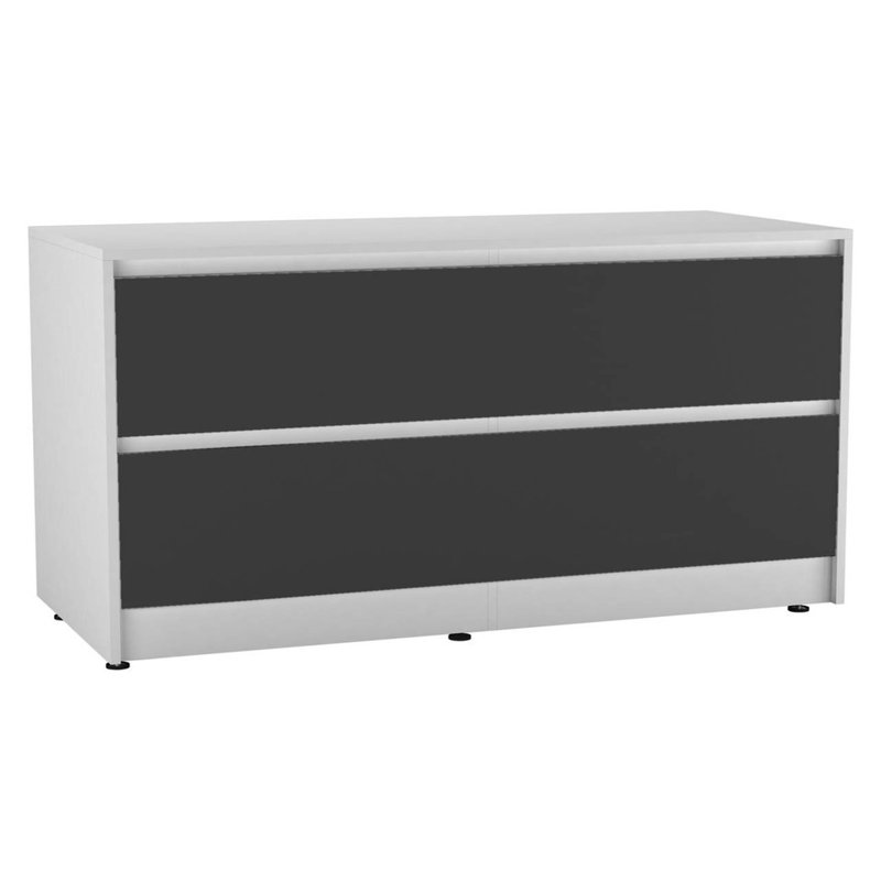 Rectangle Accent Chest, White