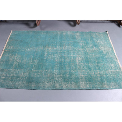 Tapis turc rétro vintage pour décor de chambre à coucher et de maison dans un style anatolien
