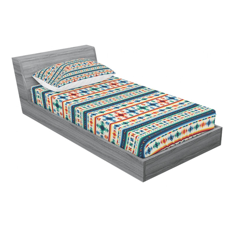 Microfiber Sheet Set, Twin Sheet Set with Fitted Sheet