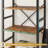 5/6-tier Bookcase With Hanging Fabric Bins, Adjustable Shelves, Storage Unit-696410064-696410071