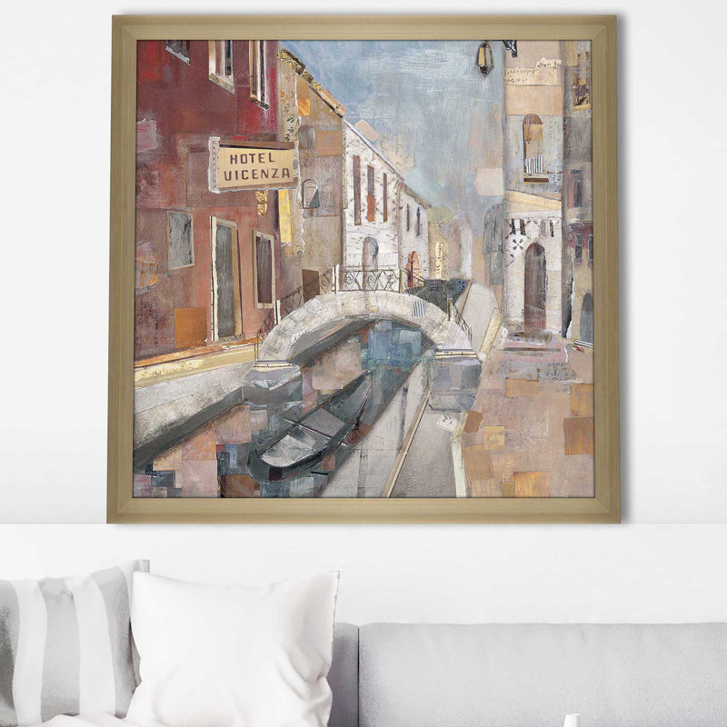 «Hotel Vincenza (Square)» par Katherine et Elizabeth Pope, reproduction, H 37,5 po x l 37,5 po x P 1 po
