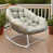  Coussin Gainsboro / structure blanche  est en rupture de stock