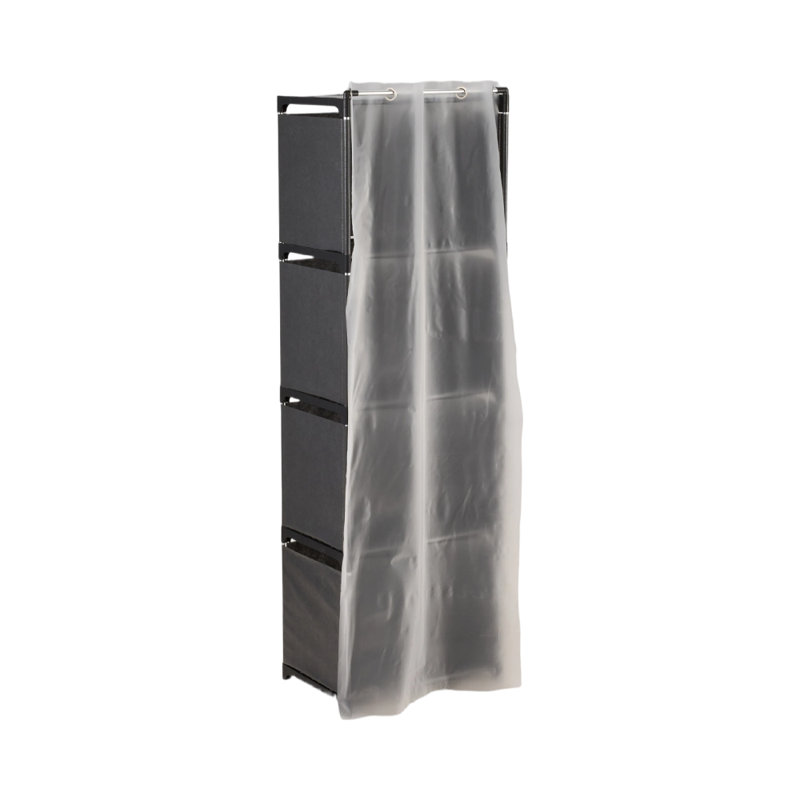 40cm Portable Wardrobe, Black