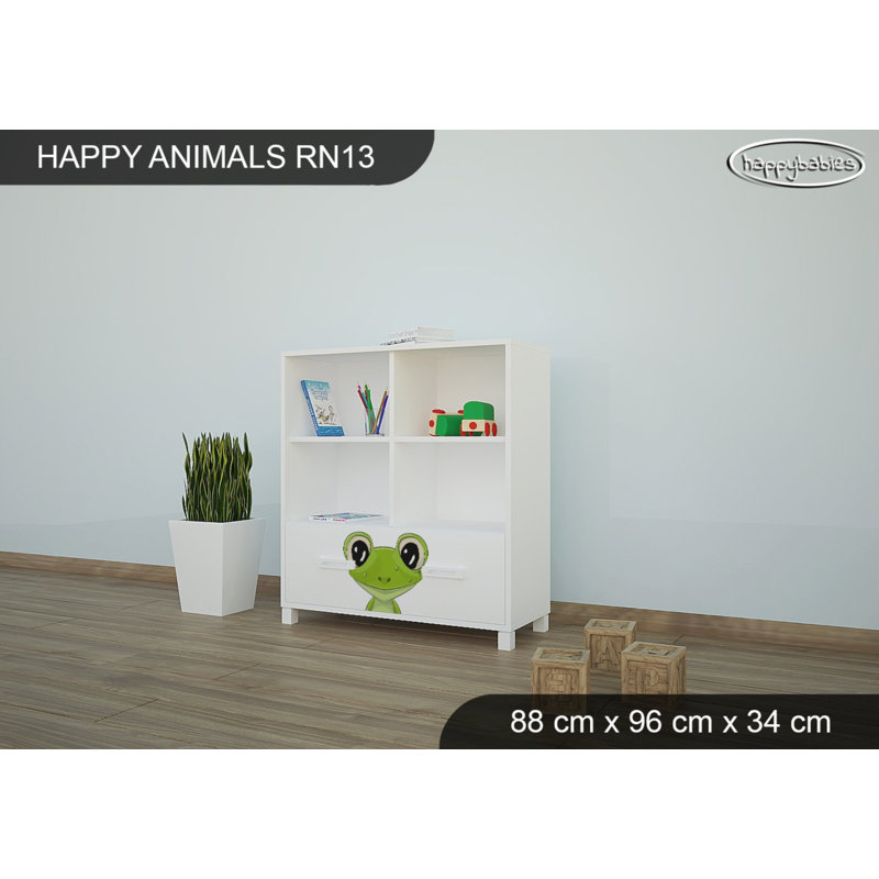 88cm W Kids Cube, White