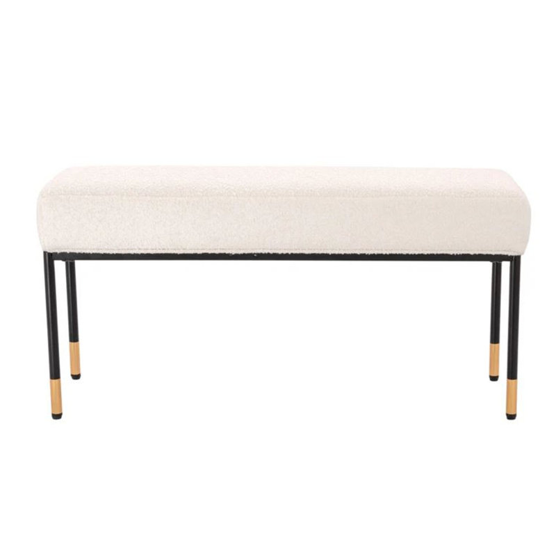 Paco Boucle Bench, Beige
